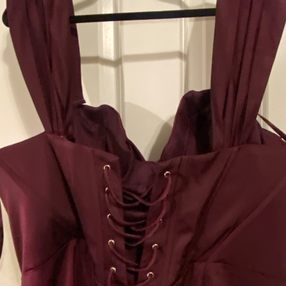 Plum Prom/Wedding Guest Dress - Picture 4 of 6